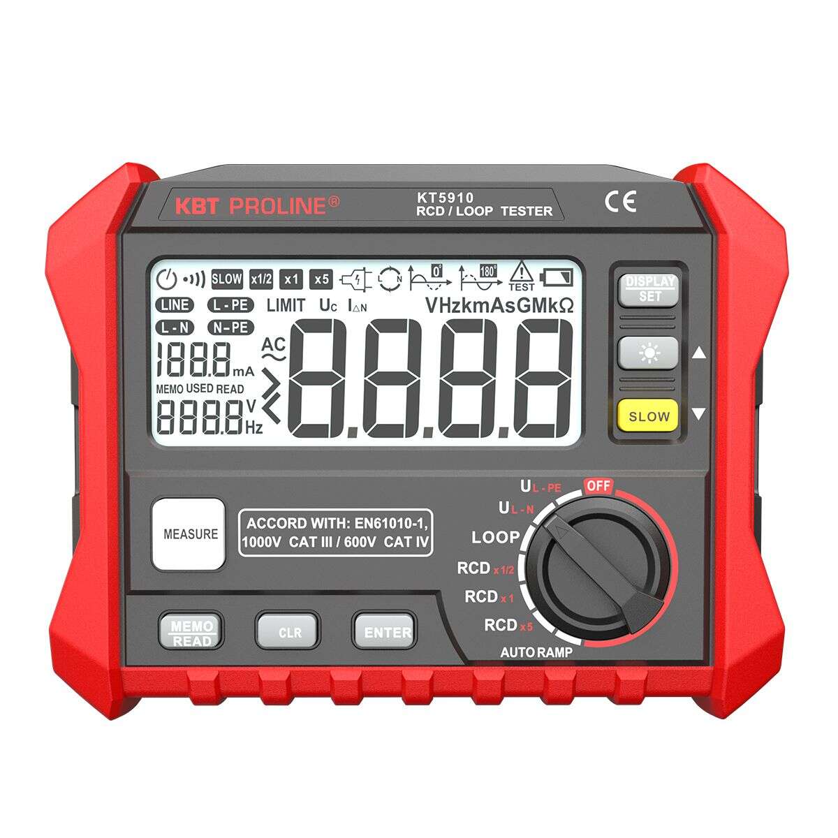 KT 5910 Тестер сопротивления изоляции цифровой
