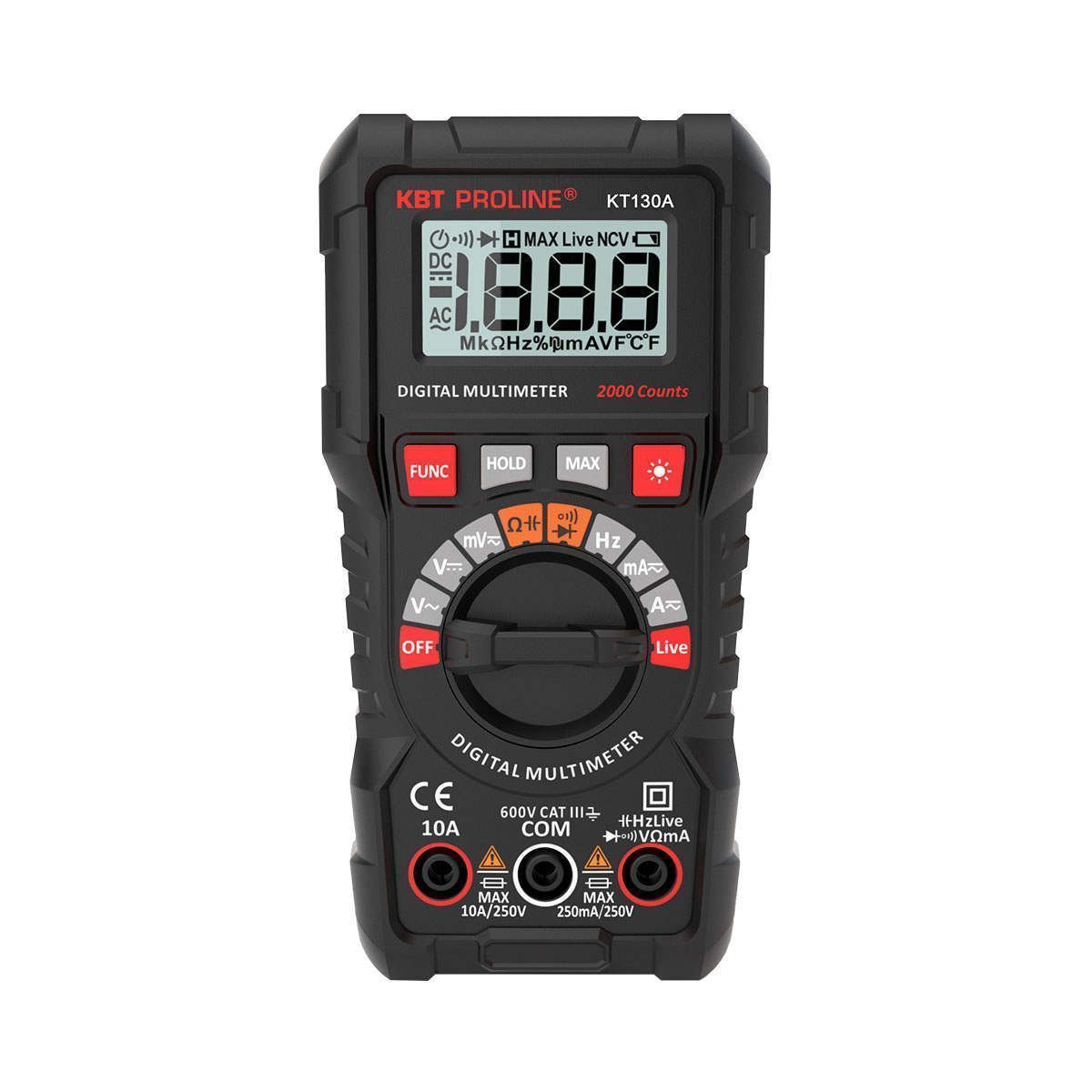KT 130A серия PROLINE с True RMS Мультиметр цифровой и автоматическим выбором пределов измерений