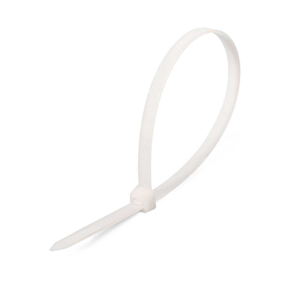 Кабельные стяжки нейлоновые морозостойкие (100 шт) белые КСС «NORD» 8х750